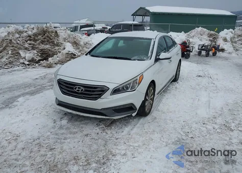 2015 Hyundai Sonata Sport из США, поврежденный, VIN 5NPE34AF4FH220387